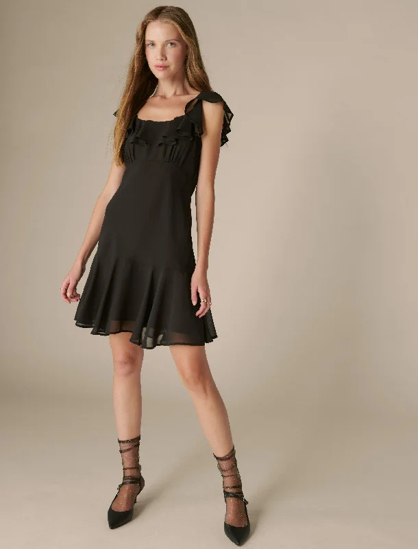 YEAR-End Clearance Lucky Brand Women's Ruffle Mini Dress