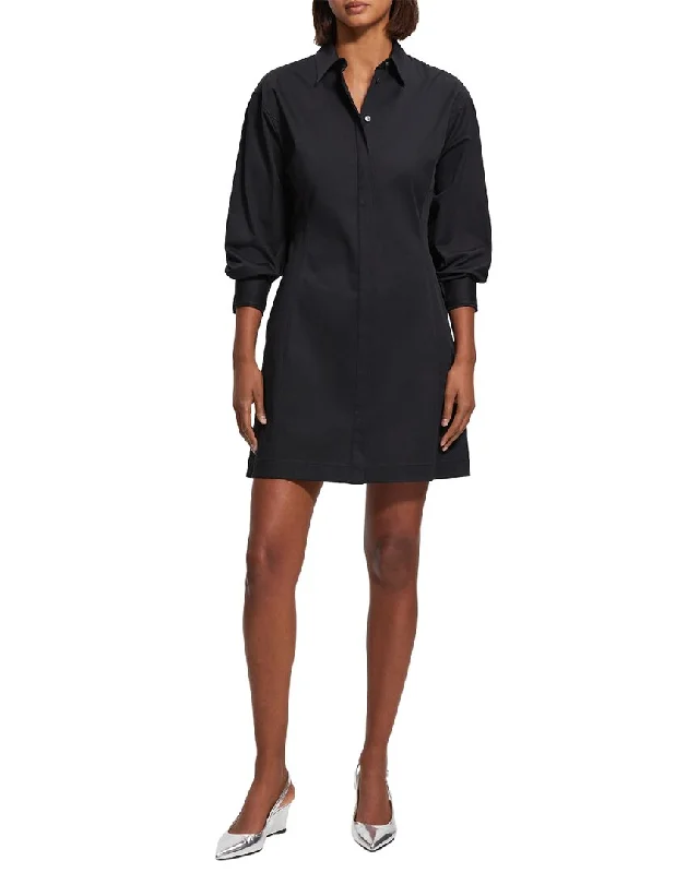 Stock Clearance Theory Sculpted Mini Dress