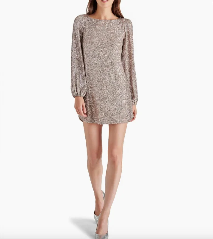 Best Bargains Delorean Dress In Silver