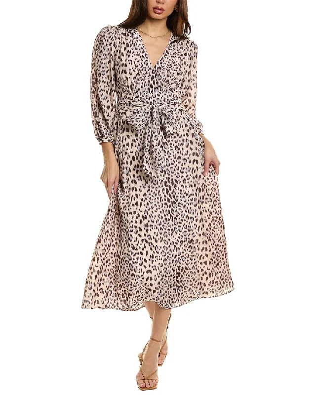 Act Now Equipment Sadie Silk-Blend Dress