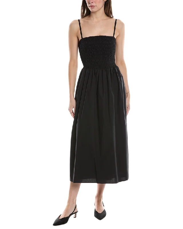 Limited Time Offer Theory Smocked Midi Dress
