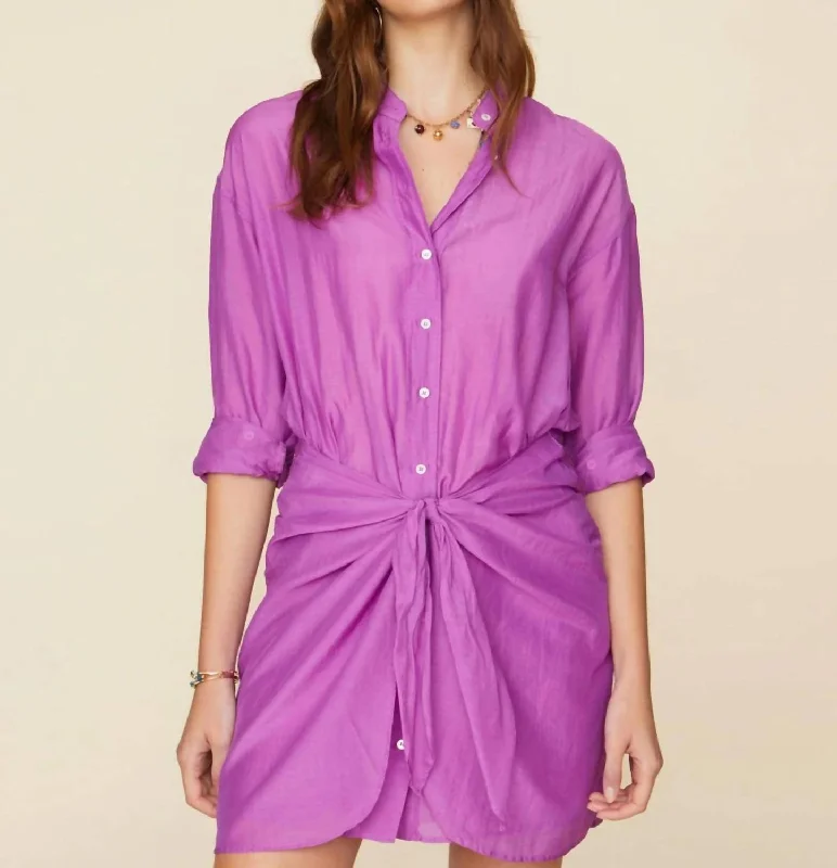 Today’s Deal Arly Mini Dress In Purple Sapphire