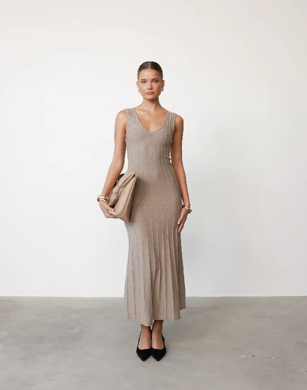 Final Sale Aurelia Maxi Dress (Ash)