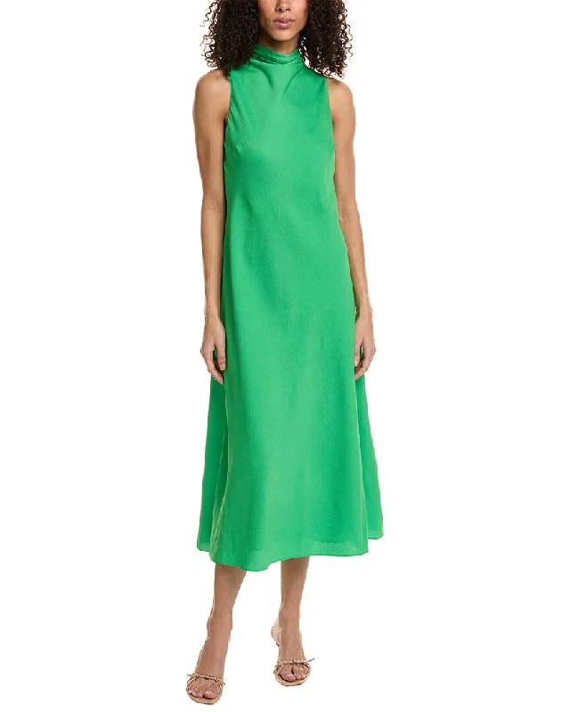 Deal Dash Ted Baker Hammered Cowl Neck Midi Dress