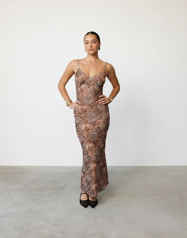 Exclusive Offers Jessy Maxi Dress (Leopard)