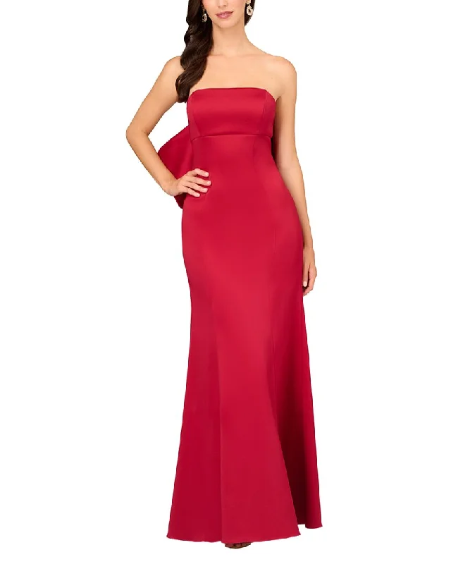 Can't Miss Aidan Mattox Stretch Mikado Strapless Gown