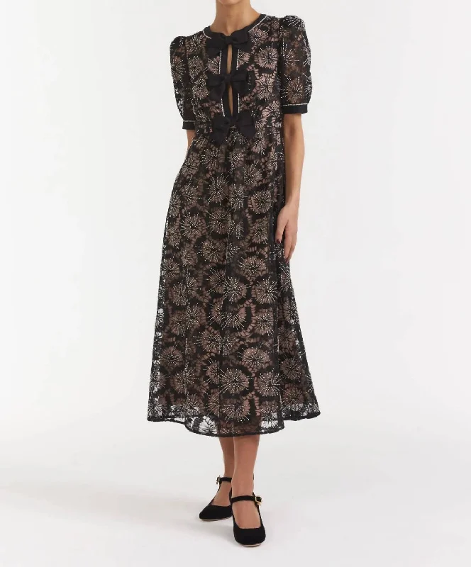 Daily Specials Jamie Midi Dress In Black