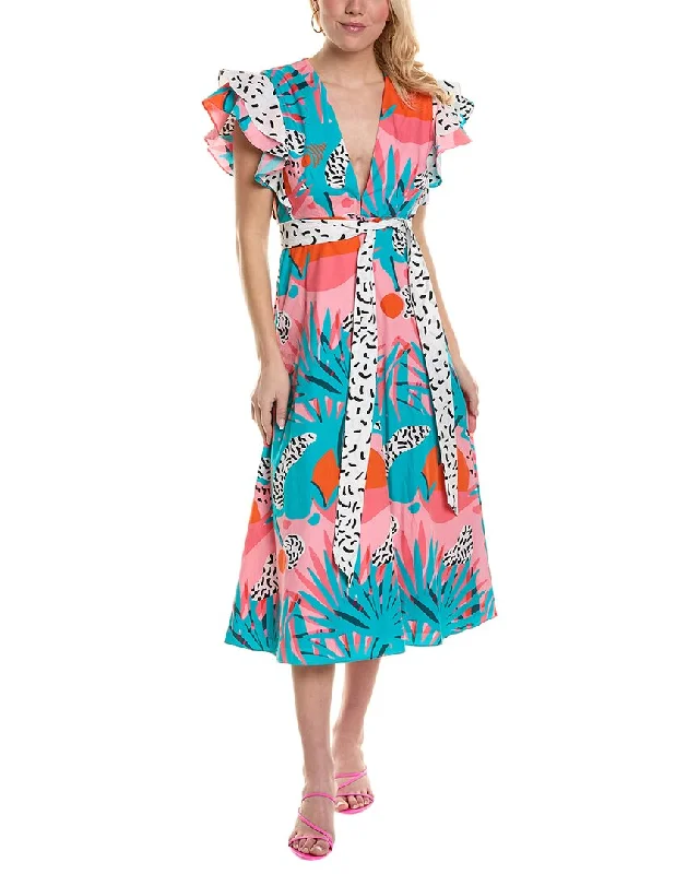 Mega Deal Garrie B Meghann Midi Dress