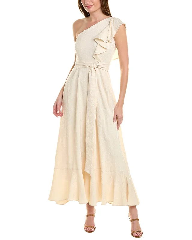 Daily Deals Maison Tara Jacquard  Maxi Dress
