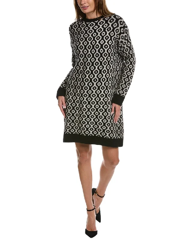 Factory Direct Sale Max Mara Cadine Wool, Mohair & Cashmere-Blend Sweaterdress