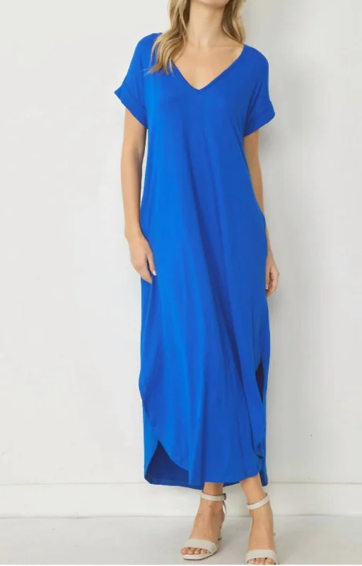 Savings Galore Everyday Maxi Dress In Royal