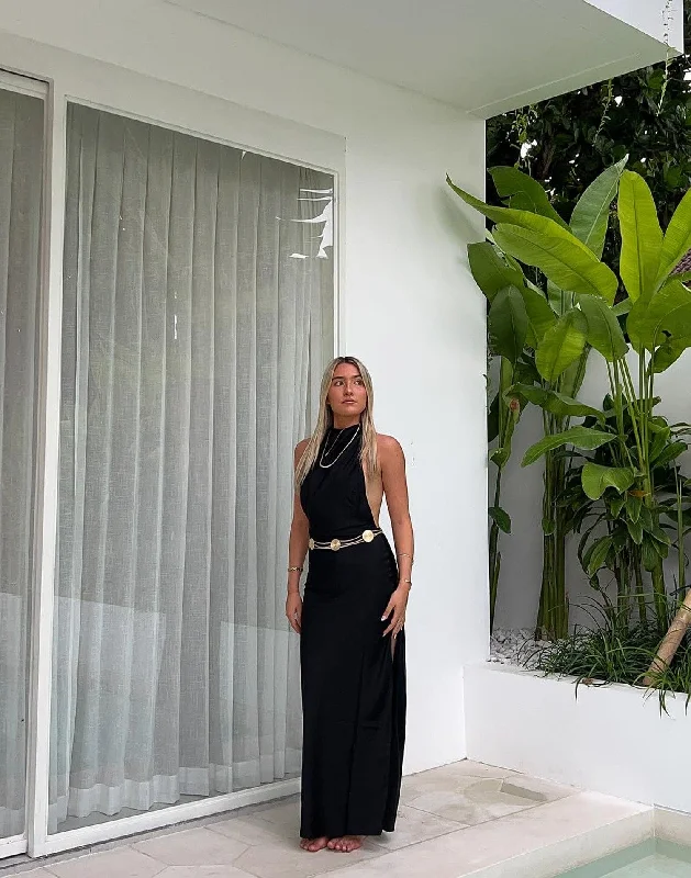 Best Seller Clara Maxi Dress (Black)
