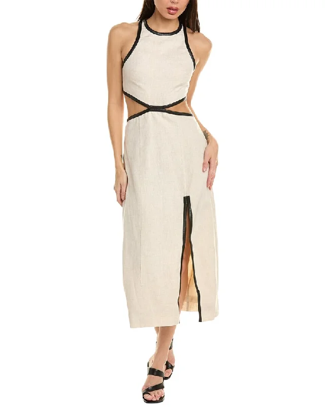 Huge Savings STAUD Delmore Linen Dress
