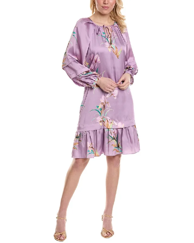 Online Exclusive Kobi Halperin Trace Printed Peasant Dress
