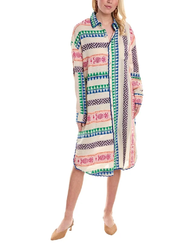 Mega Sale FARM Rio Jacquard Shirtdress