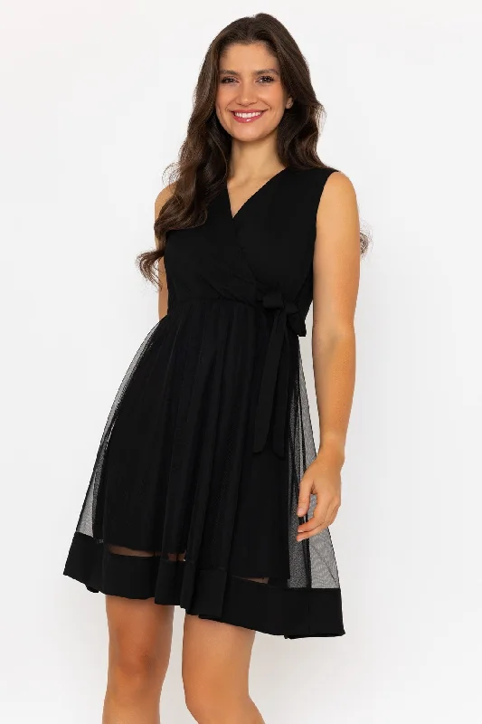 Limited Availability Black Sleeveless Pippa Mini Dress
