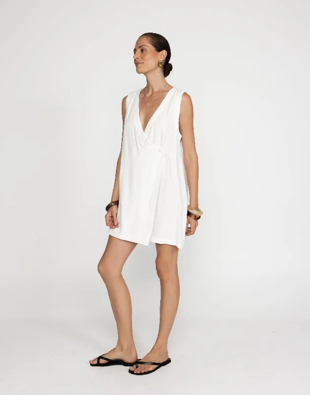 Price Meltdown Rhianna Mini Dress (White)
