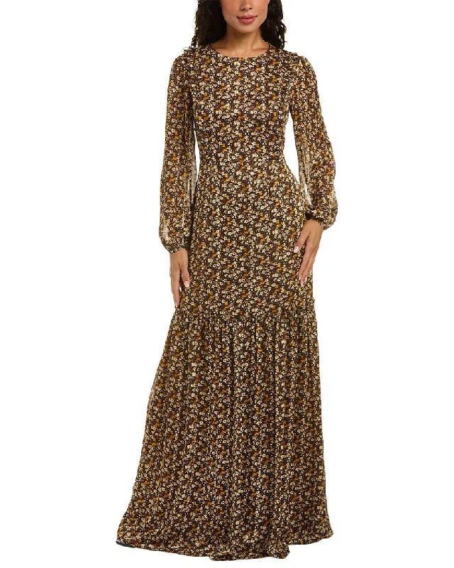 Final Markdown Mikael Aghal Floral Gown