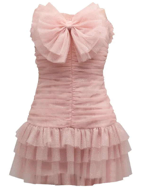 Huge Discounts Love Shack Fancy Lolisa Dress Pink Sparkle