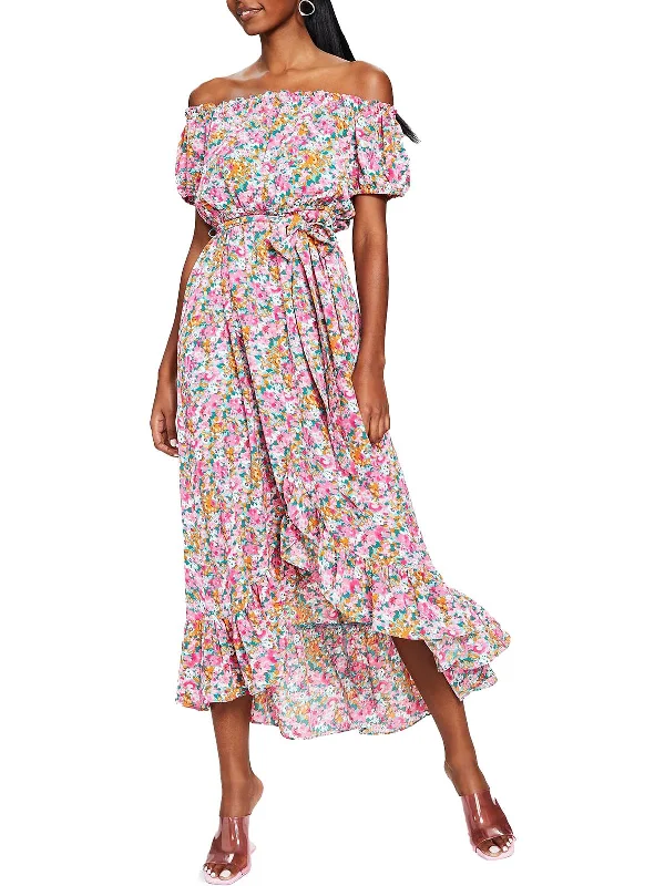 Closeout Womens Printed Maxi Maxi Dress