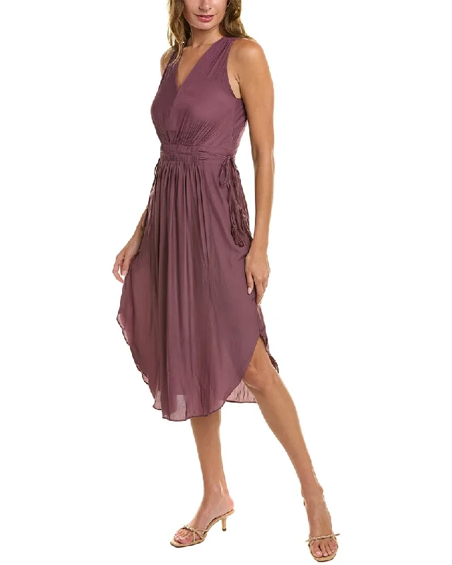 Price Fest T Tahari Gathered Midi Dress