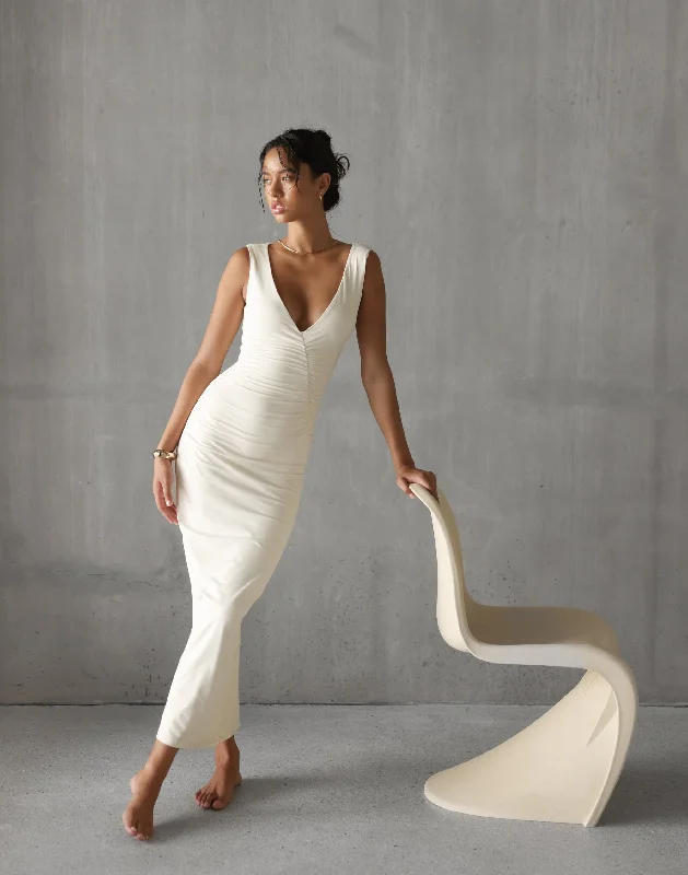 Super Savings Viola Maxi Dress (Oat)