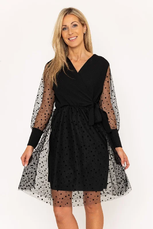 Extra Savings Black Diana Mini Dress