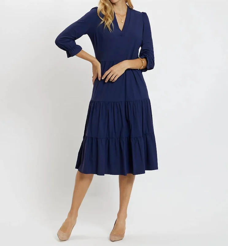 Inventory Reduction Maggie Dress In Navy