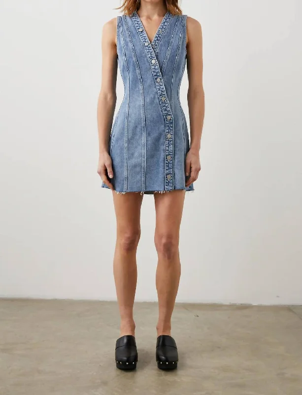 Discount Deals Strand Denim Dress In Medium Vintage