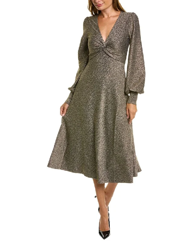 Sneak Peek Sale Boden Metallic Jersey Midi Dress