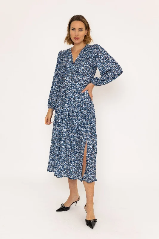 Limited Time Discount Siobhan Navy Midi Dress