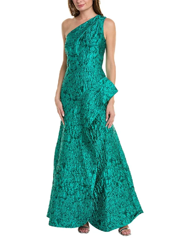 Exclusive Savings Teri Jon by Rickie Freeman Jacquard Gown