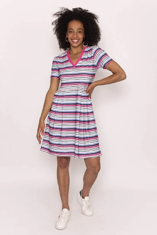 Crazy Deals Stripe Jersey Dress