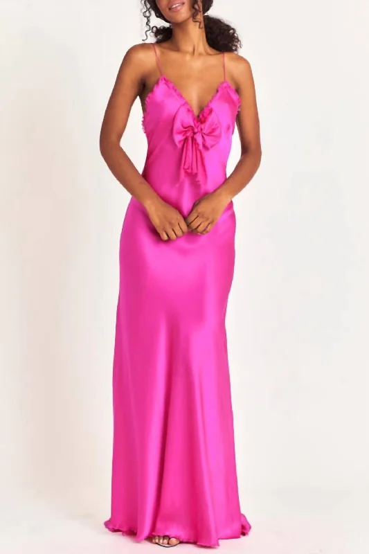 Big Discounts Luciole Dress In Electric Fuchsia