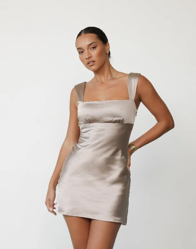 Early Access Mimosa Mini Dress (Ash)