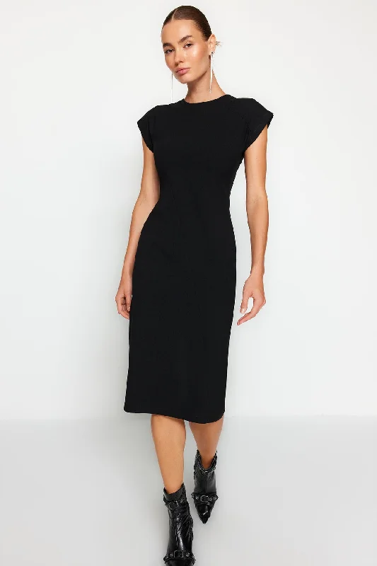 Year-End Sale Trendyol Women's Midi Business Regular Dress