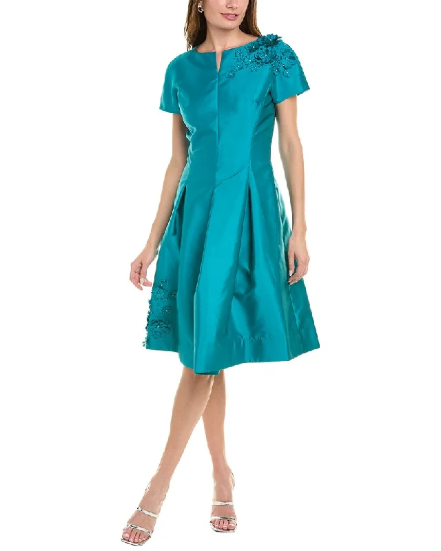 Low Prices Teri Jon by Rickie Freeman Applique Cocktail Dress