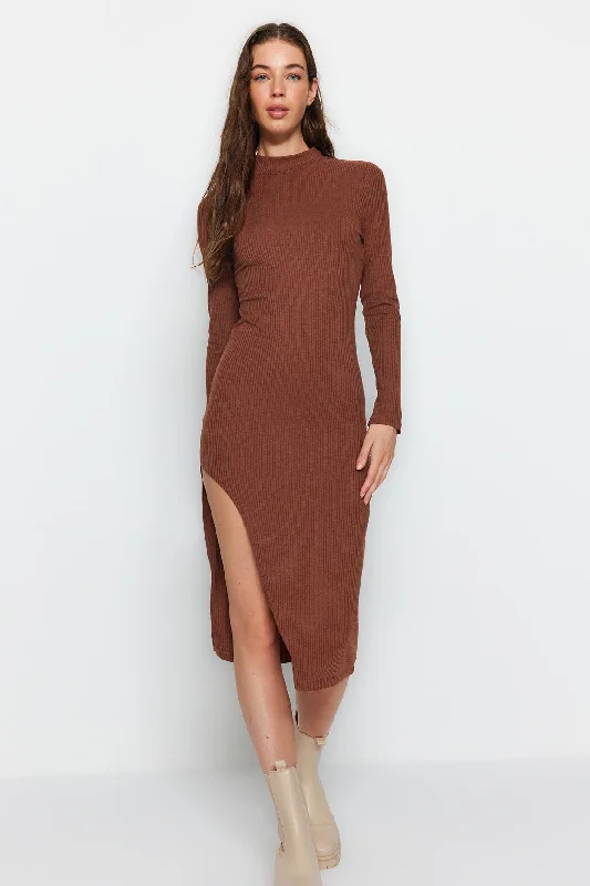 Members Only Trendyol Women's Midi Casual/casual Slim Dress