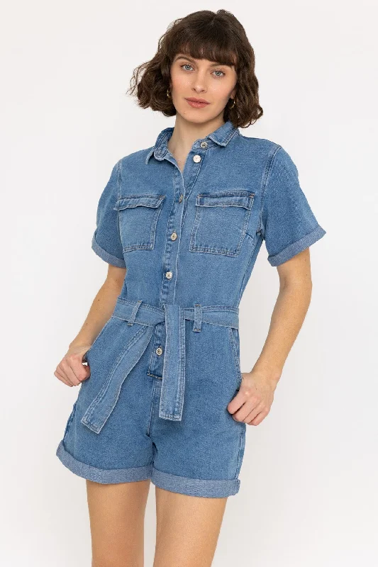 Savings Galore Denim Playsuit