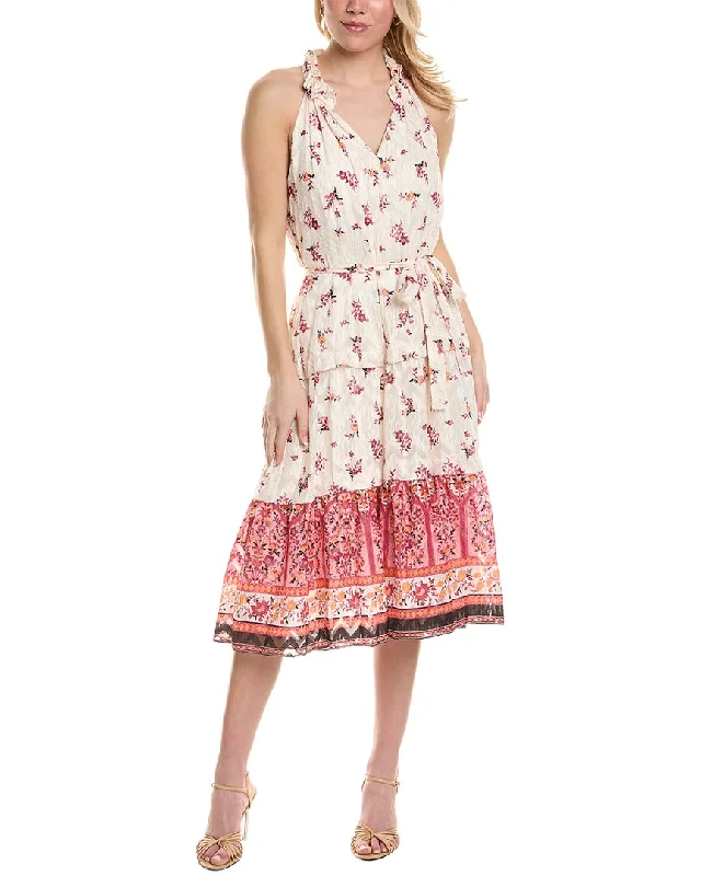 Price Slash Kobi Halperin Johnson Halter Midi Dress