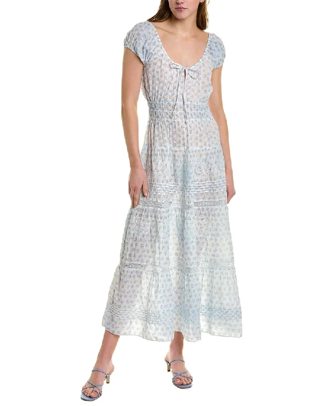 Savings Galore LoveShackFancy Magdaline Maxi Dress