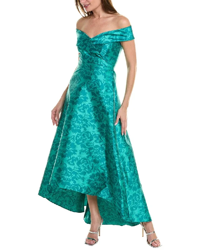 Sale Event Teri Jon by Rickie Freeman Off-The-Shoulder Gown