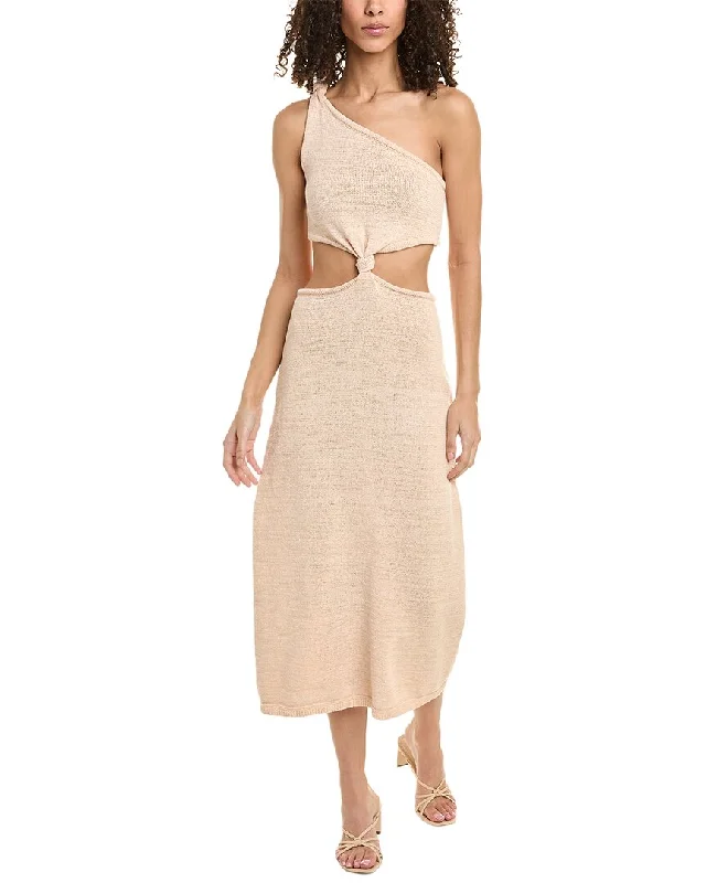 Unmissable Offer Line & Dot Midi Dress
