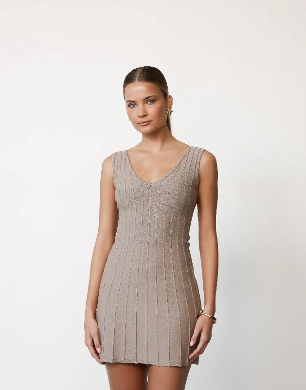 While Supplies Last Aurelia Mini Dress (Ash)