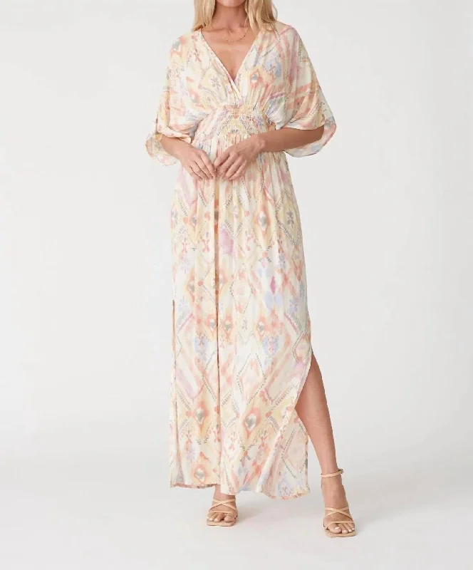 TIME-Limited Offer Sephie Maxi Dress In Coral