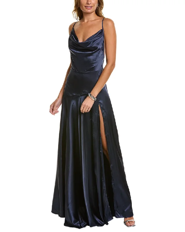 Can't Miss BONHEUR D'AMOUR Cowl Maxi Dress