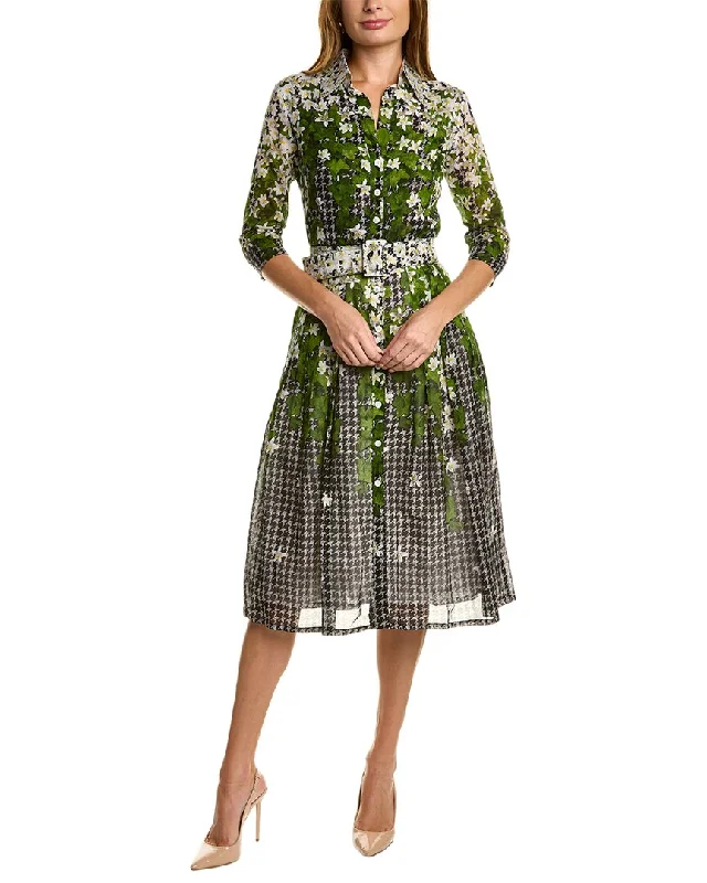 Incredible Offers Samantha Sung Audrey 2 3/4-Sleeve Shirtdress