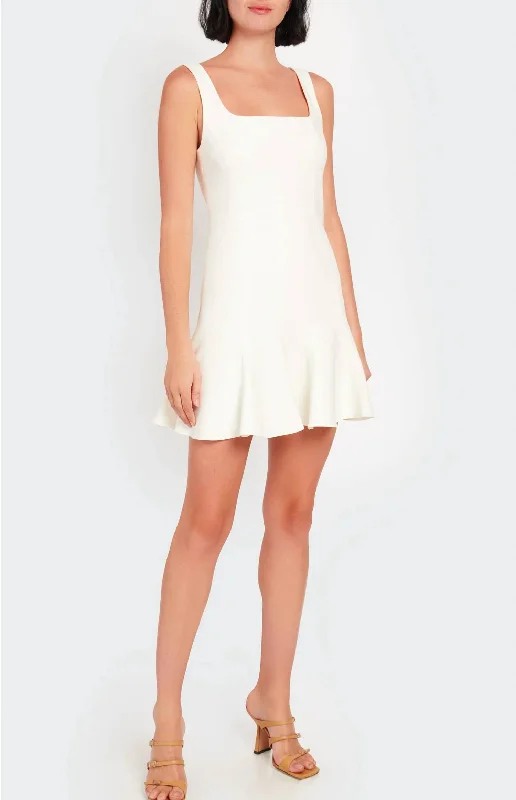 Shop and Save Reeve Mini Dress In Ivory
