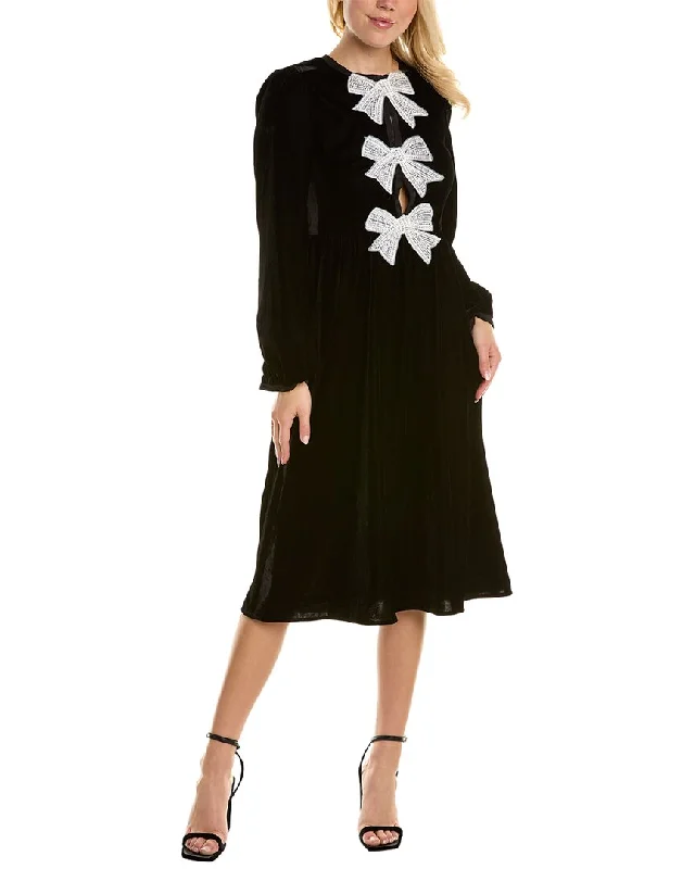Can't Miss O.P.T. Bows Midi Dress