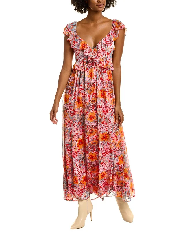 Midnight Madness Koko + Mason Tie-Back Maxi Dress